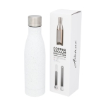 Spot-design thermal bottle, 500 ml white colour