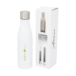 Spot-design thermal bottle, 500 ml white colour