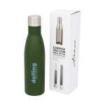 Spot-design thermal bottle, 500 ml green colour