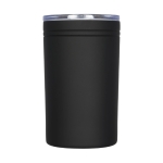 Steel thermal mug with non-slip lid, 330 ml black colour