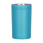 Steel thermal mug with non-slip lid, 330 ml turquoise colour