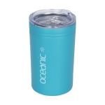 Steel thermal mug with non-slip lid, 330 ml turquoise colour