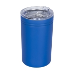 Steel thermal mug with non-slip lid, 330 ml royal blue colour