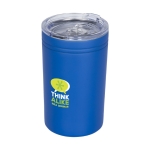 Steel thermal mug with non-slip lid, 330 ml royal blue colour