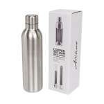 Condensation-free thermo bottle, 510 ml silver colour