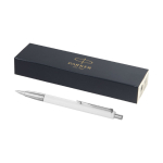 Parker pen with basic bicolor design blue ink, Parker Vector white colour