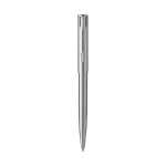 Classic steel pen with modern design blue ink, Waterman Graduate silver colour