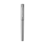 Classic stainless steel roller pen black ink, Waterman Graduate silver colour