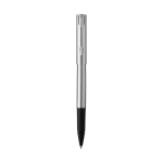 Classic stainless steel roller pen black ink, Waterman Graduate silver colour