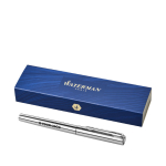 Classic stainless steel roller pen black ink, Waterman Graduate