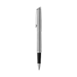 High-quality roller pen for businesses black ink, Waterman Hémisphère silver colour