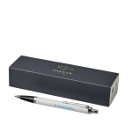 Pen in high-quality metal blue ink, Parker IM Silver