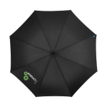 Exclusive umbrella with matching bag, Ø130 black colour