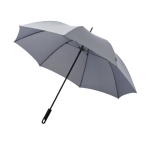 Exclusive umbrella with matching bag, Ø130 grey colour