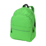 Backpack in youth style in many colours light-green colour