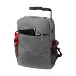 Designer backpack for laptop polyester 600D, 15.6” grey colour