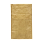 Small thermal bag with retro paper look brown colour