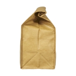 Small thermal bag with retro paper look brown colour