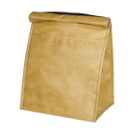 Large retro-style thermal bag for up to 12 cans brown colour