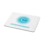 Flexible foam desk mat white colour