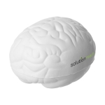 Stress ball in the shape of a brain white colour