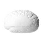 Stress ball in the shape of a brain white colour