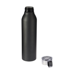 Spill-proof bottle with matte finish, 650 ml black colour