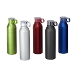 Spill-proof bottle with matte finish, 650 ml black colour