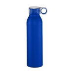 Spill-proof bottle with matte finish, 650 ml blue colour