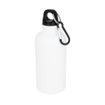 Sleek aluminium bottle, 400 ml white colour