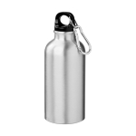 Sleek aluminium bottle, 400 ml silver colour