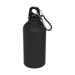 Aluminium bottle with matte finish, 400 ml black colour