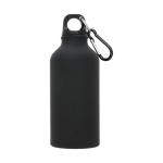 Aluminium bottle with matte finish, 400 ml black colour