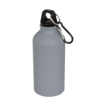 Aluminium bottle with matte finish, 400 ml grey colour