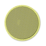 Affordable wireless speaker, wheat straw housing, 2h playtime green colour fourth view