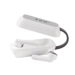 Wireless Bluetooth earphones with charging case for gifting white colour second main view