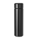 Thermos flask with temperature display, silver & black, 450 ml black colour