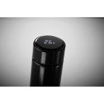 Thermos flask with temperature display, silver & black, 450 ml black colour fourth view