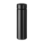 Stainless steel thermos flask with tea infuser, 470 ml black colour