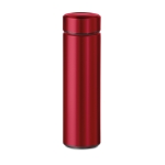 Stainless steel thermos flask with tea infuser, 470 ml red colour