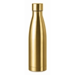 Stainless steel thermos bottle, 500 ml gold colour