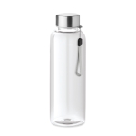 Leak-proof water bottle, recycled plastic, 500 ml transparent colour