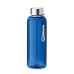 Leak-proof water bottle, recycled plastic, 500 ml royal blue colour