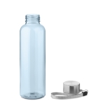 Leak-proof water bottle, recycled plastic, 500 ml transparent light blue colour second view