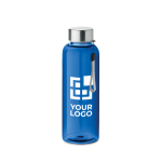 Leak-proof water bottle, recycled plastic, 500 ml view with print area