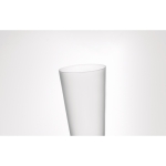 Reusable PP cup with frosted finish surface, 550 ml transparent white colour second view