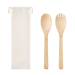 Bamboo salad servers in a bag, for cooks