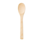 Salad spoon, natural bamboo wood beige colour