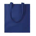 Affordable tote bag in bright colours for events, 180 g/m2 blue colour