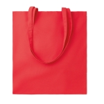 Affordable tote bag in bright colours for events, 180 g/m2 red colour